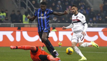 意甲-劳塔罗破门邓弗里斯建功 国米2-2博洛尼亚6连胜遭终结