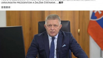 斯洛伐克总理遗憾：其他欧盟国家没派代表赴华，不理解