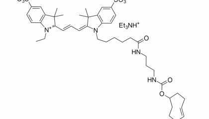 Cyanine3-TCO,氰基Cy3反式环辛烯,可用于荧光成像和其他基于荧光的生化分析