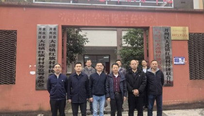 重庆医科大学附属第二医院党委副书记、院长胡鹏一行赴开州区大进镇开展乡村振兴调研