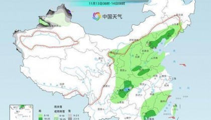 冷热交替 我国中东部地区将有新一轮大范围降水过程