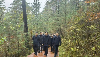 省人大常委会调研组在山西省黑茶山国有林管理局开展永久性生态公益林保护情况专题调研