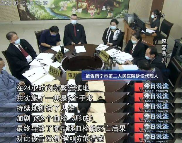 女子24小时内接受6个整容手术后不幸死亡，家属索赔约118万元