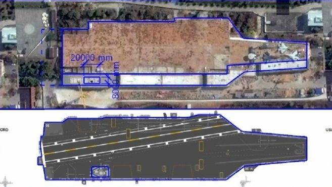 解放军有大惊喜？西方卫星拍下水泥航母，这次不止领先那么简单