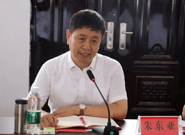 涉嫌严重违纪违法，朱东亚主动投案